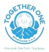 Together One logo – One Lord, One Faith, One Body (Ephesians 4:4-6)